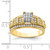 10KT Cubic Zirconia Micropave Ring