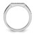 14KT White Gold 1/8 carat Diamond Contoured Complete Wedding Band