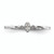 14KT White Gold Beaded Edge Petite 3-Stone 1/15 carat Marquise Diamond Complete Promise/Engagement Ring