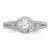 Diamond Halo Semi-Mount Engagement Rings