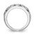 14KT White Gold 1/8 carat Diamond Complete Wedding Band