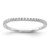 14KT White Gold 1/6 carat Diamond Complete Wedding Band