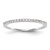 14KT White Gold 1/6 carat Diamond Complete Wedding Band