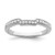 14KT White Gold 1/6 carat Diamond Complete Wedding Band