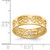 14KT Polished Celtic Knot Band