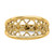 14KT Mesh Ring Tapered Band Ring