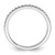 14KT White Gold 1/5 carat Diamond Complete Wedding Band