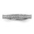 14KT White Gold 1/5 carat Diamond Complete Wedding Band