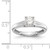 Diamond Solitaire Semi-Mount Engagement Rings