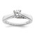 Diamond Solitaire Semi-Mount Engagement Rings