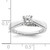 Diamond Solitaire Semi-Mount Engagement Rings