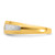 10KT Two-tone IBGoodman Men's Polished and Satin Diamond Ring Mounting