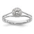 Halo Diamond Semi-mount Engagement Rings