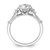 14KT White Gold Diamond Semi-mount Engagement Ring