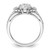 14KT White Gold Diamond Semi-mount Engagement Ring