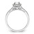 Cushion Halo Diamond Semi-mount Engagement Rings