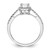 Cushion Halo Diamond Semi-mount Engagement Rings