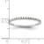 14KT White Gold 1/5 carat Complete Diamond Wedding Band