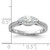 14KT White Gold East West (Holds 1 carat (10.5x5.6mm) Marquise Center) 1/8 carat Diamond Semi-Mount Engagement Ring