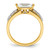 14KT East West (Holds 3/4 carat (9.2x5.00mm) Marquise Center) 1/8 carat Diamond Semi-Mount Engagement Ring