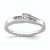 10KT White Gold Channel-set 1/5 carat Diamond Complete Engagement Ring