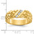 10KT IBGoodman Men's Diamond Nugget Complete Ring