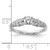 14KT White Gold leaf Design Diamond Semi-Mount Engagement Ring