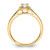 14KT Yellow Gold Round Diamond Semi-Mount Halo Engagement Ring