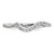 14KT White Gold 1/4 carat Diamond Contoured Complete Wedding Band