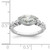 14KT White Gold East West (Holds 1 carat (10.5x5.6mm) Marquise Center) 1/6 carat Diamond Semi-Mount Engagement Ring