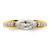 14KT East West (Holds 1 carat (10.5x5.6mm) Marquise Center) 1/6 carat Diamond Semi-Mount Engagement Ring