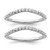 True Origin Lab Grown Diamond Set of 2 Wedding Bands