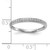 14KT White Gold 1/8 carat Diamond Set of 2 Complete Wedding Bands