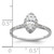 Marquise Halo Diamond Semi-mount Engagement Rings