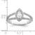 Marquise Halo Diamond Semi-mount Engagement Rings