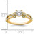 14KT Split Shank (Holds 1/2 carat (5.2mm) Round Center) 1/6 carat Diamond Semi-Mount Engagement Ring