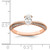 14KT Rose Gold (Holds 1/2 carat (6.00x4.5mm) Oval Center) 1/4 carat Diamond Semi-Mount Engagement Ring