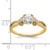 14KT Split Shank (Holds 3/4 carat (5.8mm) Round Center) 1/6 carat Diamond Semi-Mount Engagement Ring