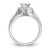 Diamond Semi-mount By-Pass Engagement Rings
