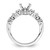 14KT White Gold Diamond Semi-Mount Peg Set Engagement Ring