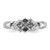 14KT White Gold Diamond Semi-Mount Peg Set Engagement Ring
