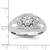 14KT White Gold Lab Grown VS/SI FGH Dia Men's Ring