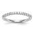 14KT White Gold 1/3 carat Complete Diamond Wedding Band