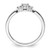 14KT White Gold Diamond Complete Promise/Engagement Ring