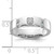 14KT White Gold Square Diamond Womens Complete Wedding Band