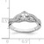 14KT White Gold Criss-Cross Halo (Holds 1/3 carat (3.9mm) Princess Center) 1/4 carat Diamond Semi-mount Engagement Ring