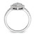 14KT White Gold Complete Cluster Engagement Ring