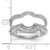14KT White Gold 1/5 carat Diamond Complete Ring Guard