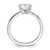 East West Moissanite Solitaire Rings
