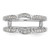 14KT White Gold 1/3 carat Diamond Complete Ring Guard